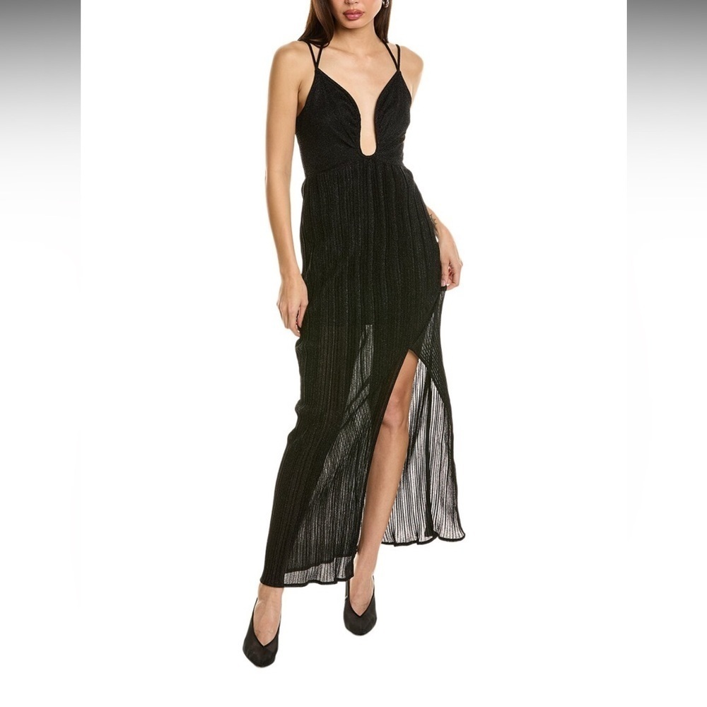 NEW Suboo Black Crystal Maxi Dress